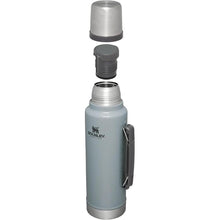 Load image into Gallery viewer, Stanley Classic Legendary Vacuum Bottle 1.5 qt | Wide Mouth with Leakproof Cup Lid | Keep Drinks Hot or Cold | Packable for Travel | Insulated Stainless Steel Thermos | BPA-Free | Hammertone Silver
