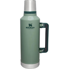 Load image into Gallery viewer, Stanley Classic Legendary Vacuum Bottle 2.5 qt | Wide Mouth with Leakproof Cup Lid | Keep Drinks Hot or Cold | Packable for Travel | Insulated Stainless Steel Thermos | BPA-Free | Hammertone Green
