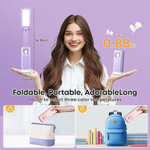 Load image into Gallery viewer, VAVOFO Desk lamp Rechargeable Foldable &amp; Portable Light,15 Light dimming Modes Cordless Lamp,Cute Desk lamp,Battery Operated 6000mAh LED Battery Lights,Modern Office
