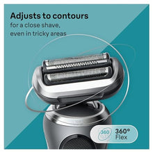 Load image into Gallery viewer, Braun Electric Shaver for Men, Series 7 7120s, Wet &amp; Dry Shave, Turbo &amp; Gentle Shaving Modes, Waterproof Foil Shaver, with Precision Trimmer, Space Grey

