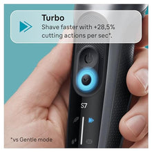 Load image into Gallery viewer, Braun Electric Shaver for Men, Series 7 7120s, Wet &amp; Dry Shave, Turbo &amp; Gentle Shaving Modes, Waterproof Foil Shaver, with Precision Trimmer, Space Grey
