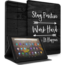 Load image into Gallery viewer, for Amazon Kindle Fire HD 10/10 Plus Tablet Case 13th/11th Generation for Women Girls Kids Boys Men Folio Cover Cute Kawaii Design Fashion Cool Quotes Unique Cases for Kindle Fire 10.1 Inch
