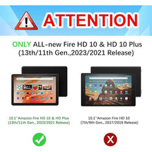 Load image into Gallery viewer, for Amazon Kindle Fire HD 10/10 Plus Tablet Case 13th/11th Generation for Women Girls Kids Boys Men Folio Cover Cute Kawaii Design Fashion Cool Quotes Unique Cases for Kindle Fire 10.1 Inch
