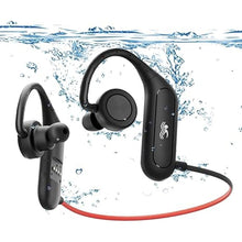 Load image into Gallery viewer, IP68 Waterproof Swimming Headphones with Mic, Stereo Sweatproof in-Ear Earphones, Noise Cancelling Headsets for Gym Running Workout, 16 Hours Playtime
