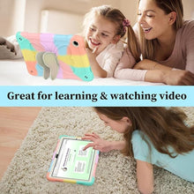 Load image into Gallery viewer, Cover for Samsung Galaxy Tab A9+ Plus Case for Kids Girl, Galaxy Tab A9+ 11 inch 2023 with Butterfly Stand Shoulder Strap Shockproof Protective, Colorful Rosegold
