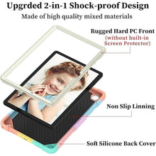 Load image into Gallery viewer, Cover for Samsung Galaxy Tab A9+ Plus Case for Kids Girl, Galaxy Tab A9+ 11 inch 2023 with Butterfly Stand Shoulder Strap Shockproof Protective, Colorful Rosegold
