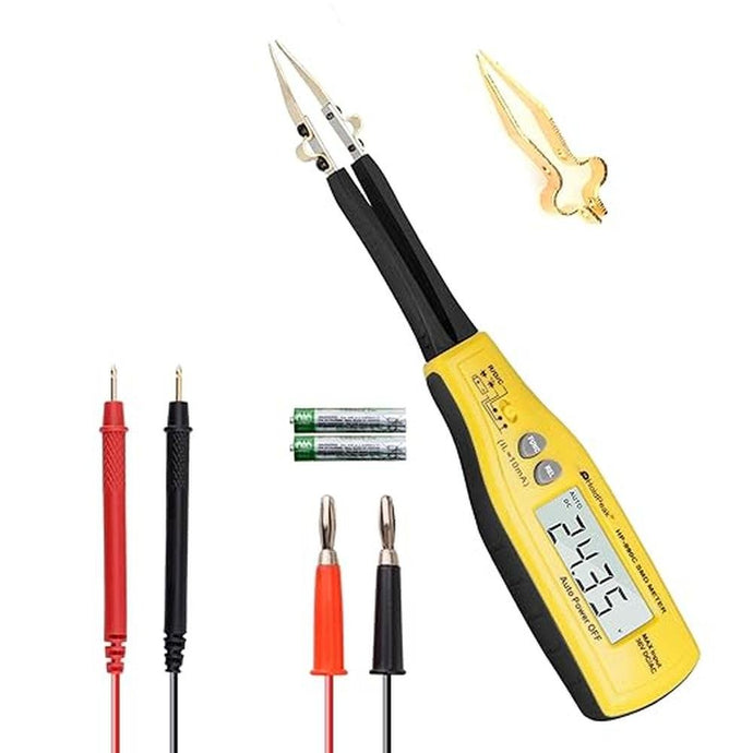 Digital SMD Tester 6000 Counts, Auto Ranging Intelligent Resistance Capacitance Diode Zener LED Battery Power Multi Meter Tweezer