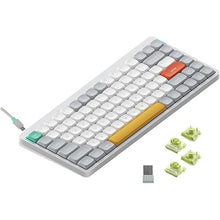 Load image into Gallery viewer, nuphy Air75 V2 Portable 75% Mechanical Keyboard,Wireless Keyboard,Supports Bluetooth/2.4G/USB-C RGB Bluetooth Keyboards,Compatible with Windows/Mac OS/Linux Systems White-Gateron Aloe Switch
