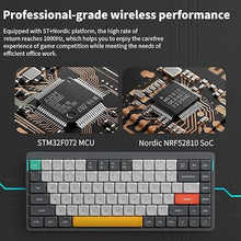 Load image into Gallery viewer, nuphy Air75 V2 Portable 75% Mechanical Keyboard,Wireless Keyboard,Supports Bluetooth/2.4G/USB-C RGB Gaming Keyboards,Compatible with Windows/Mac OS/Linux Systems Grey-Gateron Brown Switch
