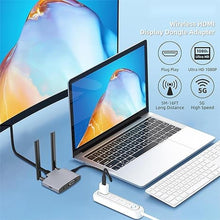 Load image into Gallery viewer, Wireless Display Adaptor - 1080p Wireless HDMI Display Dongle Adapter, Plug and Play, for Laptop, PC, Smartphone to HDTV Projector Monitor
