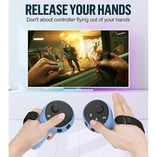 Load image into Gallery viewer, Silicone Cover Set Compatible with Oculus/Meta Quest 3, VR Accessories Protective Cover Includes Controller Grips, Front Shell Headset Cover and Face Cover (Haze Blue)
