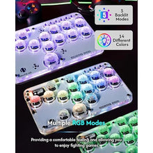 Load image into Gallery viewer, Sehawei Haute42 Arcade Stick 16Keys All-Button Gamerfinger with Custom RGB &amp; Turbo Functions,Arcade Controller Street Fight for PC/Ps3/Ps4/Switch/Steam Game Keyboard-Supports Hot Swap &amp; SOCD
