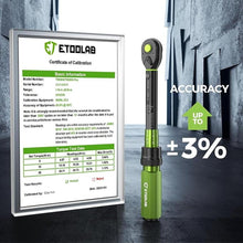 Load image into Gallery viewer, 1/4 Torque Wrench with Bike Tire Repair kit, 37Pcs Dual-Range?1-26 Nm/10-231.3 in.lb?±3% Precision Inch Pound Torque Wrench, 72 Tooth Dual-Direction for MTB, E-Bike, Moto Maintenance

