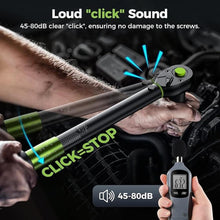 Load image into Gallery viewer, 1/2 Drive Click Torque Wrench Dual-Range?10-170.0ft.lb/13.60-230.5Nm?±3% Precision Torque Wrench 1/2 Drive, 72 Tooth Dual-Direction Adjustable Torque Wrench for Bicycle, Moto and Car Maintenance
