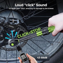 Load image into Gallery viewer, 1/4 Torque Wrench, 52Pcs Dual-Range?10-230 in.lb/1-26 Nm?±3% Precision Inch Pound Torque Wrench 1/4 Drive, 72 Tooth Dual-Direction Bike Wrench Set for MTB, E-Bike, Moto Maintenance
