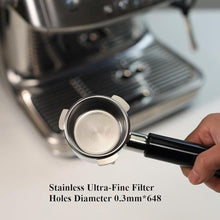 Load image into Gallery viewer, 54mm Portafilter Double Spout Compatible with Breville Bambino Plus (BES500)/ Infuser (BES840XL) 54mm Breville Barista Series-ABS Handle
