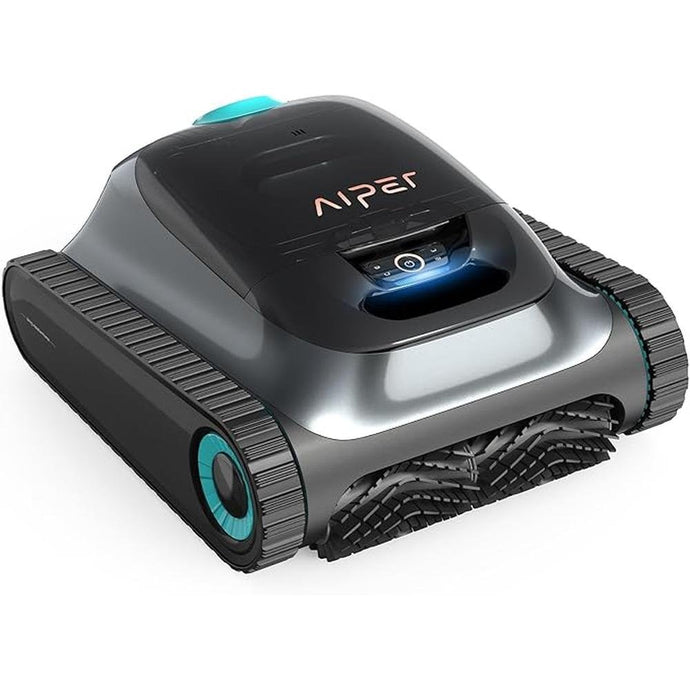 AIPER Scuba S1 Cordless Robotic Cleaner, Smart Navigation for Inground Pools up to 1,600 Sq.ft, Wall and Waterline Cleaning Vacuum
