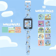 Load image into Gallery viewer, Accutime Bluey Kids Smartwatch with Camera, Games, Pedometer and Audio Recorder for Creative Play and Learning, 1.5&quot; Touchscreen, Blue, Fits 5.5&quot;-8.0&quot; Wrists, for Boys and Girls Ages 3+
