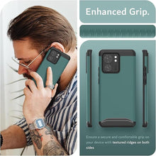 Load image into Gallery viewer, TUDIA Dual Shield Merge Phone Case for Motorola Edge 2023 - Dual Layer, Military Grade, Non-Slip, Shockproof &amp; Heavy Duty Phone Case Cover &amp; Protector - Hunter Green

