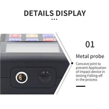 Load image into Gallery viewer, Portable Leeb Hardness Tester Kit with Test Block,Hardness Testing Equipment,Rockwell Metal Hardness Meter Durometer for Steel,Aluminum Alloy,Copper,7-in-1 HL, HV, HB, HRC, HRB, HRA, HS
