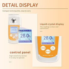 Load image into Gallery viewer, 0-93% Brix Meter,Suger Tester,High Range Digital Brix Refractometer with ATC for Honey,Maple Syrup,Fruit,Beverages,Juice,Molasses,Sugary Drink,Suger Content Measurement

