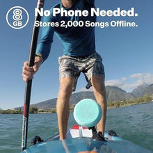 Load image into Gallery viewer, Speaqua – Bluetooth Speaker-Waterproof, Floatable, Portable Speaker Beach Accessory - Dual Portable Speakers Bluetooth Wireless Pairing - Removable Suction - Barnacle Vibe 3.0 (Manta Ray Black)
