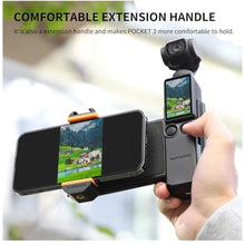 Load image into Gallery viewer, LIBOQIAO Phone Holder Mount Compatible with DJI OSMO Pocket 3,Microphone Tripod Expansion Mount Extension Adapter with 1/4”Thread Screw for DJI Osmo Pocket 3 Accessories
