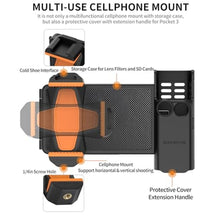 Load image into Gallery viewer, LIBOQIAO Phone Holder Mount Compatible with DJI OSMO Pocket 3,Microphone Tripod Expansion Mount Extension Adapter with 1/4”Thread Screw for DJI Osmo Pocket 3 Accessories
