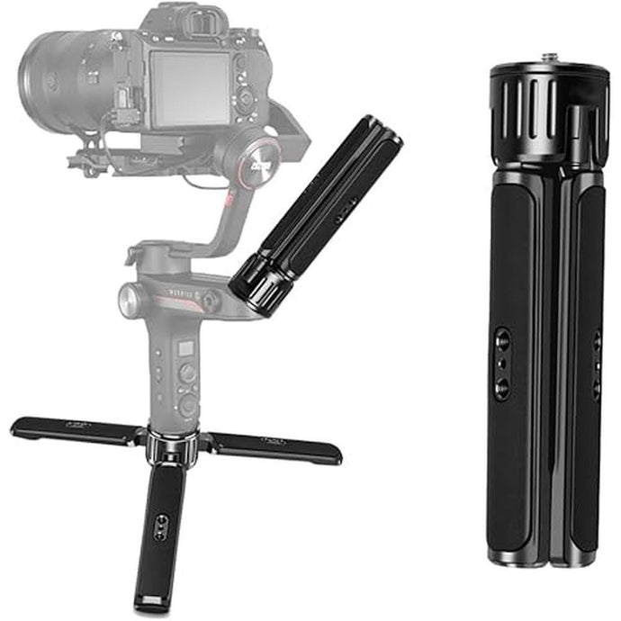 Aluminum Heavy Duty Mini Tripod, Desktop Tabletop Stand Tripod for DSLRs Gimbals, Zhiyun Weebill/Crane/Lab, DJI Ronin S/SC/RS/RSC Series, Osmo Mobile, Gimbal Handle Grip Stabilizer