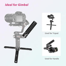 Load image into Gallery viewer, Aluminum Heavy Duty Mini Tripod, Desktop Tabletop Stand Tripod for DSLRs Gimbals, Zhiyun Weebill/Crane/Lab, DJI Ronin S/SC/RS/RSC Series, Osmo Mobile, Gimbal Handle Grip Stabilizer

