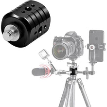 Load image into Gallery viewer, Screw Holes Adapter for Tripod, Multifunctional Tripod Extension Bracket with 1/4&quot; 3/8&quot; Holes for Mounting Magic Arm, Lights, Monitors, Microphones,Phones and Other Camera Accessories
