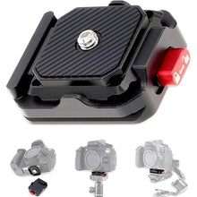 Load image into Gallery viewer, Foto4easy Arca Swiss Quick Release Plate (1/4" Mounting Screw) for DSLR Camera,QR Plate Clamp for Tripod Stabilizer Gimbal Monopod Slider

