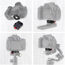 Load image into Gallery viewer, Foto4easy Arca Swiss Quick Release Plate (1/4" Mounting Screw) for DSLR Camera,QR Plate Clamp for Tripod Stabilizer Gimbal Monopod Slider
