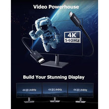Load image into Gallery viewer, Cable Matters [Intel Certified] 80Gbps Thunderbolt 5 Cable with up to 120Gbps Bandwidth Boost and 240W Charging - 1m / 3.3ft, Compatible with Thunderbolt 4, USB4, and USB C, Black
