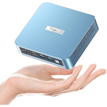 Load image into Gallery viewer, Mini PC 12th Gen N100 (3.4GHz) Mini Desktop Computers 16GB DDR4 RAM 512GB SSD Micro PC Support HD 4K@60HZ UHD Dual Display Small PC Computer USB3.0/WiFi5/BT4.2/LAN 1000Mbps Business Home Office
