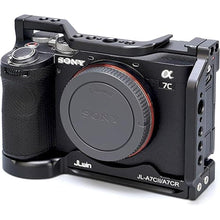 Load image into Gallery viewer, Foto4easy Camera Cage for Sony a7cii /a7cr Camera,Quick Release Plate for Arca-Swiss,1/4&quot; &amp; 3/8&quot; Screw Holes and Cold Shoe Mount for Accessories
