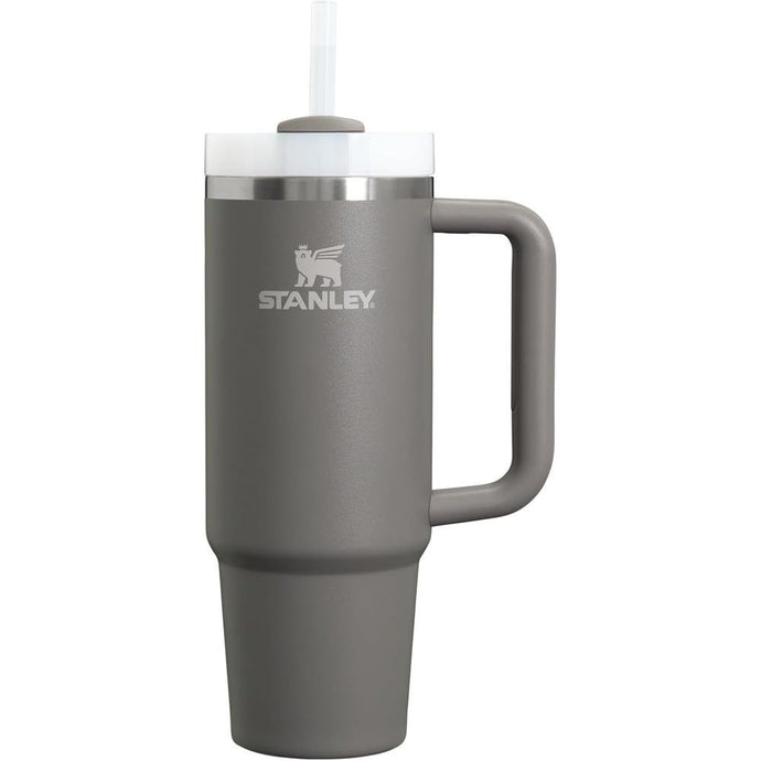 Stanley Quencher H2.0 Tumbler with Handle and Straw 30 oz | Flowstate 3-Position Lid | Cup Holder Compatible for Travel | Insulated Stainless Steel Cup | BPA-Free | Stone