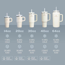 Load image into Gallery viewer, Stanley Quencher H2.0 Tumbler with Handle and Straw 30 oz | Flowstate 3-Position Lid | Cup Holder Compatible for Travel | Insulated Stainless Steel Cup | BPA-Free | Stone
