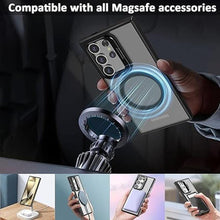 Load image into Gallery viewer, 24 Ultra Case:ZOEII for Samsung Galaxy S24 Ultra Magnetic Case for S24 Ultra,with Kickstand, Compatible with MagSafe, Military-Grade Protection Case,S24 Ultra Case Magnetic Black
