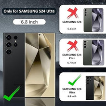 Load image into Gallery viewer, 24 Ultra Case:ZOEII for Samsung Galaxy S24 Ultra Magnetic Case for S24 Ultra,with Kickstand, Compatible with MagSafe, Military-Grade Protection Case,S24 Ultra Case Magnetic Black
