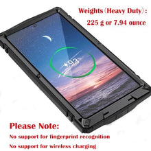 Load image into Gallery viewer, Newhalper Samsung Galaxy S24 Ultra Phone Case Black | Built in Screen Protector, Kickstand, Military-Grade Protection, Heavy Duty, Rugged, Aluminium Metal
