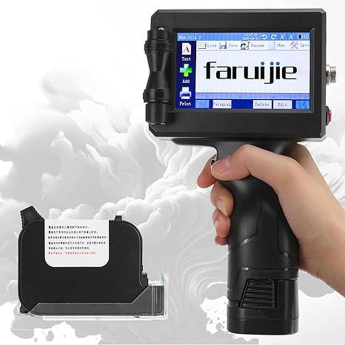 Handheld Inkjet Printer with 4.3Inch Touch Screen Printing Height 0.5