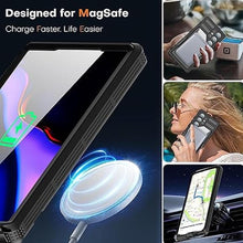 Load image into Gallery viewer, NINKI Compatible with Magsafe Case for Samsung Galaxy S24 Ultra Case Waterproof with Screen Protector,Magnetic Protective Case for Samsung S24 Ultra Waterproof Phone Case for S24 Ultra 5G Case Black
