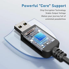 Load image into Gallery viewer, Cobra Radar Detector Power Cable - USB to DC3.5 Plug, Replacement for Cobra RAD 380/480i, Uniden DFR1/DFR3, Whistler, Radenso Pro M &amp; More
