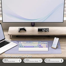 Load image into Gallery viewer, RK ROYAL KLUDGE RK96 RGB Limited Ed, 90% 96 Keys Wireless 3-Mode BT5.0/2.4G/USB-C Hot Swappable Mechanical Keyboard w/Wrist Rest, Volume Control, Software, Massive Battery, RK Pale Green Switch
