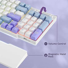 Load image into Gallery viewer, RK ROYAL KLUDGE RK96 RGB Limited Ed, 90% 96 Keys Wireless 3-Mode BT5.0/2.4G/USB-C Hot Swappable Mechanical Keyboard w/Wrist Rest, Volume Control, Software, Massive Battery, RK Pale Green Switch

