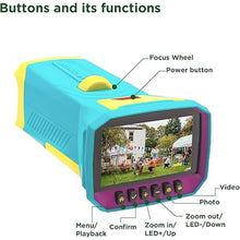 Load image into Gallery viewer, Kids Digital Microscope, 3 inch IPS Screen, 800X Magnification, Lightweight &amp; Portable, 32GB Inlcuded, Handheld
