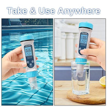 Load image into Gallery viewer, Digital PH Meter, 7in1 PH TDS EC SALT TEMP S.G ORP, High Accuracy Water Tester, Bluetooth Control, for Pool, Hydroponics and Aquariums
