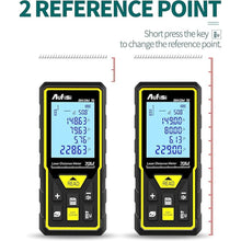 Load image into Gallery viewer, Laser Measure, Aufisi 229FT/100M Multifunctional Laser Measuring Tool M/in/Ft Unit Switching Backlit LCD Laser Distance Meter Area Volume Angle Sensor and Pythagorean Mode, Mens Gadgets
