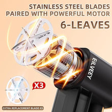 Load image into Gallery viewer, Rechargeable Lint Remover, Fabric Shaver Fuzz Remover, Sweater Shavers with 6-Leaf Blades, 3-Speeds Digital LED Display to Remove Pilling for Clothing and Furniture, Fuzz, Lint Ball, Black
